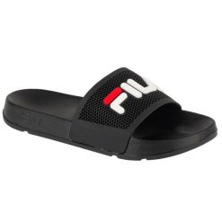 Klapki na basen męskie, Morro Bay Spiro. Białe klapki męskie Fila, bez wzorów, z gumy, bez zapięcia. Za 79.00 zł.