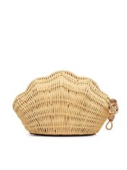 MICHAEL Michael Kors Torebka Shelly 30S6G16C5W Beżowy. Brązowe torebki wizytowe damskie MICHAEL Michael Kors, bez wzorów, z syntetyku, bez dodatków. Za 949.99 zł.