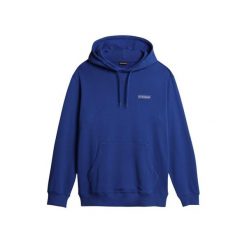 Bluza z kapturem Napapijri Morgex. Niebieskie bluzy męskie Napapijri, m, bez wzorów, z kapturem. W wyprzedaży za 329.00 zł.