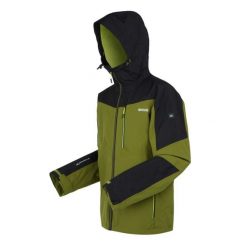 Kurtka turystyczna męska Regatta Wentwood IX 3w1. Zielone kurtki męskie Regatta, na jesień, m, bez wzorów, z poliesteru, bez kaptura. Za 546.70 zł.