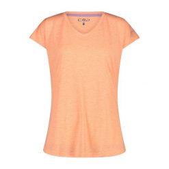 Damska koszulka v-neck CMP. Brązowe bluzki damskie CMP, bez wzorów, sportowe, bez kołnierzyka, bez ramiączek. Za 143.50 zł.