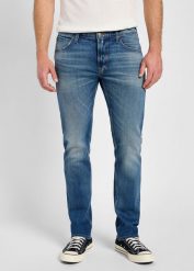 LEE MĘSKIE SPODNIE JEANSOWE DAREN ZIP FLY RISING TIDE 112355866 L707008606. Jeansy męskie Lee, z jeansu. Za 239.99 zł.