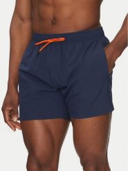 BOSS Szorty kąpielowe Tio 50491601 Granatowy Regular Fit. Niebieskie kąpielówki męskie Boss, m, bez wzorów, z syntetyku. Za 299.99 zł.