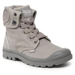Trapery Palladium. Szare trapery damskie Palladium, bez zapięcia. Za 319.99 zł.