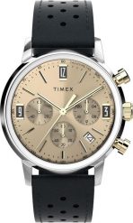 Zegarek Timex Zegarek męski Timex TW2W10000 czarny. Czarne zegarki męskie Timex, bez wzorów. Za 979.00 zł.