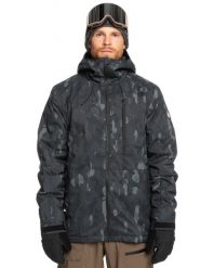 Kurtka do sportów zimowych dla Mężczyzn MISSION. Czarne kurtki sportowe męskie Quiksilver, m, bez wzorów, z materiału, bez kaptura, narciarskie. Za 1,069.00 zł.