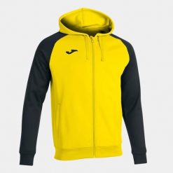 Bluza do piłki nożnej męska Joma Academy IV. Czarne bluzy męskie Joma, m, bez wzorów, sportowe, bez ramiączek, bez kaptura. Za 287.50 zł.