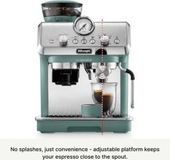 Ekspres ciśnieniowy DeLonghi De'Longhi La Specialista Arte EC9155.GR zielony. Zielone ekspresy ciśnieniowe De'longhi. Za 1,558.00 zł.