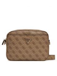 Guess Torebka Meridian II HWSG69 74140 Beżowy. Brązowe listonoszki damskie Guess, z aplikacjami, ze skóry, bez dodatków. Za 379.99 zł.