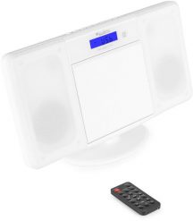 Radioodtwarzacz Audizio Miniwieża HIFI Nimes CD tuner FM BT USB biała one size. Białe radia Audizio. Za 379.00 zł.