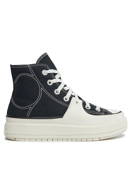 Converse Trampki Chuck Taylor All Star Construct A05094C Czarny. Czarne trampki i tenisówki damskie Converse, bez wzorów, z materiału, bez zapięcia. Za 279.99 zł.