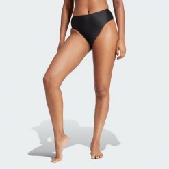 Dół Bikini Iconisea High-Waist. Białe stroje kąpielowe damskie Adidas, s, bez wzorów, z materiału. Za 179.00 zł.