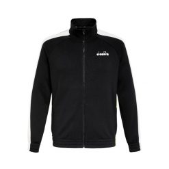 Kurtka męska DIADORA FZ JACKET. Czarne kurtki męskie Diadora, m, bez wzorów, bez kaptura. Za 199.99 zł.