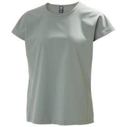 Letnia koszulka damska Helly Hansen Thalia. Zielone koszulki sportowe damskie Helly Hansen, bez wzorów, bez ramiączek. Za 224.00 zł.