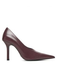 Patrizia Pepe Szpilki 8Z0106 L166 Fioletowy. Fioletowe szpilki damskie Patrizia Pepe, bez wzorów, ze skóry, bez obcasa, na szpilce, bez zapięcia. Za 1,339.00 zł.