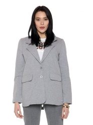 Bluza z bawełna na co dzień na siłownię. Szare bluzy damskie LEONE 1947 APPAREL, xl, bez wzorów, z bawełny, bez ramiączek, bez kaptura. Za 412.58 zł.