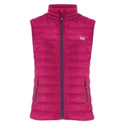Damska kurtka bez rękawów Mac In A Sac Alpine. Czerwone kurtki sportowe damskie Mac In A Sac, bez wzorów, bez ramiączek, bez kaptura, trekkingowe. Za 397.50 zł.