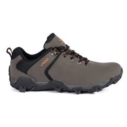 Vico Szare męskie buty trekkingowe przed kostkę. Szare trekkingi męskie przed kostkę, bez zapięcia. Za 166.74 zł.