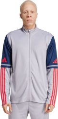 Bluza męska adidas Squadra 25 Training szaro-granatowa JP3389 M. Szare bluzy męskie Adidas, m, bez wzorów, bez ramiączek, bez kaptura. Za 301.05 zł.
