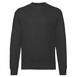 Męska Klasyczna Bluza Wkładana Przez Głowę. Czarne bluzy męskie fruit of the loom, m, bez wzorów, klasyczne, bez ramiączek, bez kaptura. Za 77.99 zł.