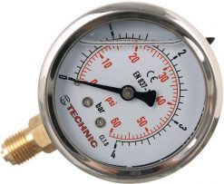Fluke Manometr Glicerynowy Ciśnieniomierz Zegar 63mm 0-4 bar Gwint 1/4 Dolny. Ciśnieniomierze Fluke. Za 40.99 zł.