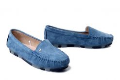 FILIPPO DP2037/26 BL niebieski, półbuty damskie. Niebieskie półbuty damskie Filippo, bez wzorów, ze skóry, bez obcasa, bez zapięcia. Za 154.90 zł.