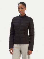 Guess Kurtka przejściowa W6RL02 WJ492 Czarny Regular Fit. Czarne kurtki damskie Guess, xs, z aplikacjami, z syntetyku, bez kaptura. Za 699.99 zł.