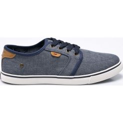 Wrangler - Tenisówki Mitos Derby. Niebieskie trampki męskie Wrangler, bez wzorów, z gumy, bez zapięcia. W wyprzedaży za 89.90 zł.