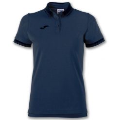 Koszulka polo do tenisa damska Joma Bali II. Niebieskie bluzki damskie Joma, m, bez wzorów, sportowe, bez kołnierzyka, bez ramiączek. Za 139.15 zł.