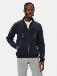 Aeronautica Militare Bluza 262FE2143UF00686 Granatowy Regular Fit. Niebieskie bluzy męskie Aeronautica Militare, m, bez wzorów, z bawełny, bez ramiączek, bez kaptura. Za 1,069.00 zł.