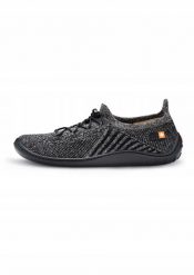 SH5004W Buty damskie Barefoot Merino grafitowy/czarny 38. Czarne obuwie sportowe damskie Spokey, bez wzorów, bez zapięcia. Za 391.00 zł.