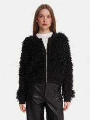 French Connection Kardigan 78ZBU Czarny Regular Fit. Czarne kardigany damskie French Connection, xs, bez wzorów, z syntetyku, bez kołnierzyka. Za 399.99 zł.