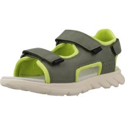 Sandały GEOX J SANDAL AIRADYUM BO Zielony. Zielone sandały męskie Geox, na lato, bez wzorów, z syntetyku, bez zapięcia. Za 186.99 zł.