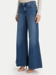 ViCOLO Jeansy DF5159 Niebieski Wide Leg. Niebieskie jeansy damskie ViCOLO, bez wzorów, z jeansu. Za 439.99 zł.