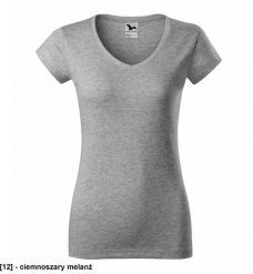 MALFINI - ADLER - Koszulka damska, 180 g/m ciemnoszary melanż 2XL. Szare bluzki damskie MALFINI, m, bez wzorów, bez kołnierzyka, bez ramiączek. Za 27.71 zł.