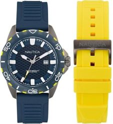 Zegarek Nautica Męski 44 mm (NAPNRS505). Zegarki męskie Nautica, bez wzorów. Za 546.99 zł.