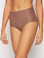 Chantelle Figi klasyczne z wysokim stanem Soft Stretch C26470 Brązowy. Brązowe majtki damskie Chantelle, z syntetyku. Za 59.99 zł.