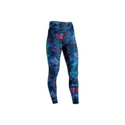 Legginsy do tańca fitnessowego damskie. Białe legginsy damskie DOMYOS, bez wzorów, z elastanu. W wyprzedaży za 49.99 zł.
