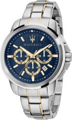 ZEGAREK MĘSKI MASERATI R8873621016 - SUCCESSO (zs009g). Zegarki męskie maserati, bez wzorów. Za 774.16 zł.