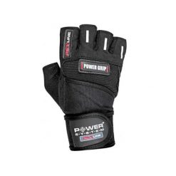 Rękawice treningowe Power System Power Grip 280. Czarne rękawiczki damskie POWER SYSTEM, bez wzorów. Za 54.00 zł.