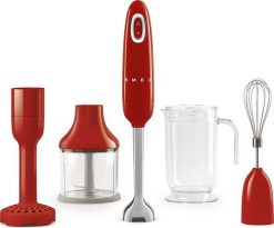 Blender Smeg SMEG Hand Blender set HBF02 red (HBF02RDEU) - 562291. Czerwone blendery Smeg. Za 569.19 zł.
