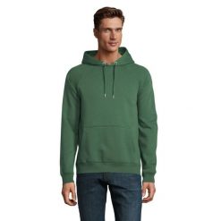 Bluza z kapturem Sol's Stellar. Zielone bluzy damskie SOL'S, l, bez wzorów, z bawełny, bez ramiączek, z kapturem. Za 165.20 zł.