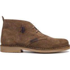 U.S. Polo Assn Amadeus18 Półbuty Brązowy. Brązowe półbuty męskie U.S. Polo Assn., bez wzorów, z materiału, bez obcasa, bez zapięcia. Za 447.95 zł.