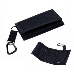 Portfel na rzep Magnum Wallet. Czarne portfele męskie MAGNUM, bez wzorów. Za 32.51 zł.