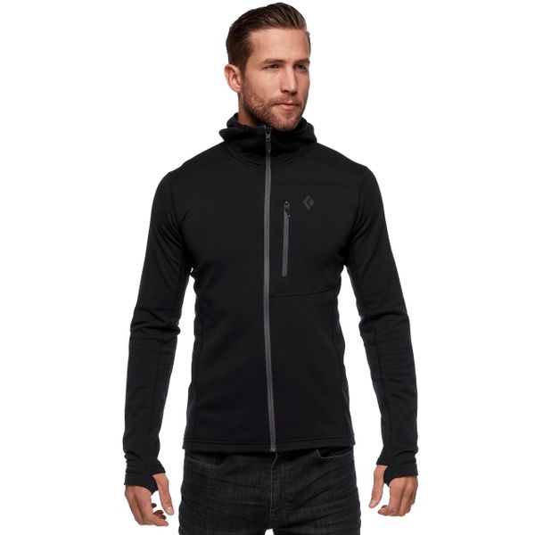 Bluza trekkingowa męska Black Diamond Coefficient. Czarne bluzy męskie Black Diamond, m, bez wzorów, sportowe, bez ramiączek, bez kaptura. Za 674.55 zł.