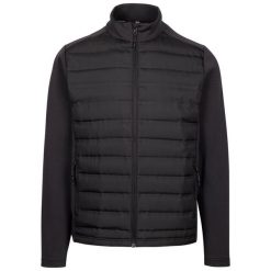 Męska Kurtka Orford Hybrid Padded Jacket. Czarne kurtki męskie Trespass, m, bez wzorów, z dzianiny, bez kaptura. Za 232.99 zł.