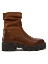 Caprice Botki 9-26439-43 Brązowy. Brązowe botki damskie Caprice, bez wzorów, ze skóry, bez obcasa, na płaskiej podeszwie, bez zapięcia. Za 599.99 zł.