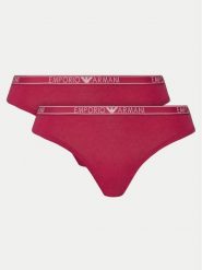 Emporio Armani Underwear Komplet stringów 163333 4F223 02275 Różowy. Czerwone majtki damskie Emporio Armani Underwear, z bawełny. Za 109.99 zł.