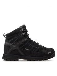 CMP Trekkingi Moon Mid Trekking Shoe Wp 31Q4797 Czarny. Czarne botki męskie CMP, bez wzorów, ze skóry, bez obcasa, bez zapięcia. Za 429.99 zł.
