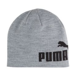 Czapka Puma Ess Cuffless. Szare czapki damskie Puma, na zimę, bez wzorów, ze splotem, sportowe. Za 66.99 zł.